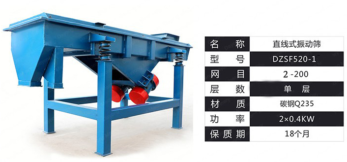 直線振動篩層數(shù)、精度、功效的講析